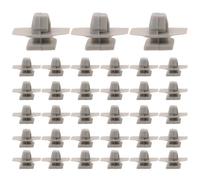 ibasenice 100 clips de fixation pour garnitures d'ailes et arrière compatibles avec, clips de moulure d'aile, fixations à rivets en plastique pour le montage de panneaux de garniture automobile
