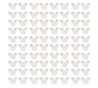 ibasenice 100 mini breloques pour ongles, décorations 3D irisées pour nail art, petits embellissements pour manucures féériques à faire soi-même.
