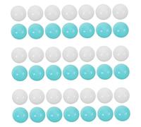 ibasenice 100 pièces Boules Piscine Plastique Colorées pour Garçon Fille Jouets Piscine Garçon Fille Balles de Jeu Réutilisables Vert Blanc pour Aire de Jeu Fête et Décoration