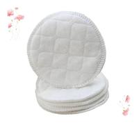 ibasenice 100pièces Lot De Coussinets Allaitement Lavables Trois Couches Anti-fuites Pour Protection Des Jeunes Mamans Blanc