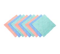 ibasenice 10pcs Serviettes Démaquillantes Visage Microfibre Ultra Douces en Polyester Fibre, Lavables en Machine, Adaptées pour Voyage et Salle de Bain, Couleur Aléatoire Style Aléatoire