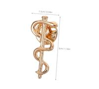 ibasenice 10pièces Épingle Serpent Alliage Broche Pour Femme Et Personnel Infirmier Clip De De Cardigan Bijoux Unisexe Doré