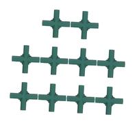 ibasenice 10pièces Raccord De Tuyau Eau Connecteur PVC pour Arrosage Structure De Serre Support De Plante Connecteur à Voies Plastique Résistant Aux Intempéries