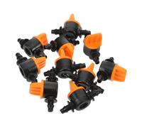 ibasenice 10pièces Raccords Irrigation pour Tuyaux Vannes Arrosage Contrôleur Eau Arrêt Eau Rapide Et Fluide