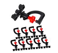 ibasenice 10pièces Type Micro Sprinkler Rotatif pour Arrosage De Jardin Et Pelouse Buse Irrigation Économique Noir