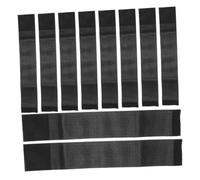 ibasenice 11 pièces Brassard Deuil Noir Élastique Brassards Respect Funérailles pour Équipes Bandeau Ajustable Confortable pour Football et Cérémonies