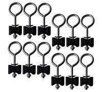 ibasenice 12 Ensembles Vis de Fixation pour Trampoline Acier Galvanisé Ensemble de Vis Résistantes pour Sécuriser Trampolines Grands et Petits Accessoires de Sécurité pour Enclos