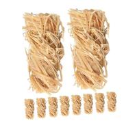 ibasenice 12 pièces Allume-feu Naturel Cire Végétale et Bois Démarreur Rapide pour Barbecue Cheminée Camping et Poêles Facile à Utiliser pour Feu de Camp et Cuisson Extérieur