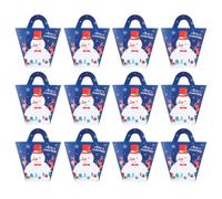 ibasenice 12 Pièces Boîtes de Chocolat de Noël en Papier Épaissi, Motif | Ruban, Format Portable, Décor Imprimé Chic, pour Bonbons et Présents D’garçon et Filles, Vitrines Festives