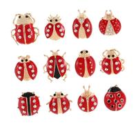 ibasenice 12 pièces Broche Mode Insecte Cartoon Épingle Délicate à Costume Accessoires Femme Fille