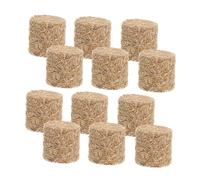 ibasenice 12 pièces Miniature Hay Bales Décor de Ferme Miniature pour Maison de Poupée Jardin DIY Accessoires de Paysage