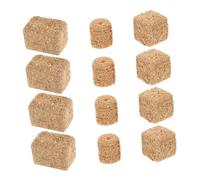 ibasenice 12 Pièces Modèle de Back de Foin simulé Mini décoration de Botte de Foin Fausses balles de Foin Herbe simulée réaliste Petites balles de Foin Botte de Paille décorative en Bois