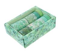 ibasenice 12 Rouleaux Présent Rentrée Rubans Adhésifs Washi Vert, Papier | Rubans Adhésifs pour Journaux Intimes, Décoratifs Faciles à Couper, sans Résidu, pour DIY et Scrapbooking