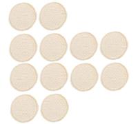 ibasenice 12pièces Coussinets Allaitement Coton Naturel Absorbants Et Lavables Anti-fuites Pour Mamans