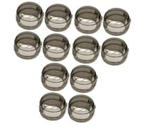 ibasenice 12pièces Couvercles De Pour Boutons De Cuisinière Sécurisez Votre Avec Capuchons Anti-accidents Pour Garçon Fille Couleur Noire