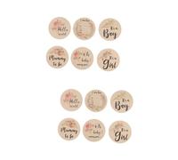 ibasenice 12pièces Panneau Annonce De Naissance Pour Garçon Fille De Design Floral Unique De Accessoire Photo Pour Shower Et Mémorisation Des Moments Spéciaux