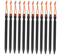 ibasenice 12pièces Piquets De Tente Alliage Aluminium Accessoires pour Tente De Camping Clous De Fixation Robustes Piquets De Sécurité
