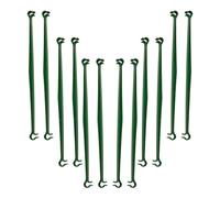 ibasenice 12pièces Tuteurs pour Cages De Jardin à Tomates Bras De Connexion pour Plantes Supports Extensibles pour Légumes Grimpants Connecteurs Ajustables pour Cages Extérieur