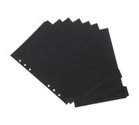 ibasenice 14 Pièces Intercalaires pour Cahier en Pp Noir Onglets de Séparation pour Planners et Recherches, Fonctionnalités de Navigation et Indexation Pratiques