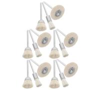 ibasenice 15 Brosses Rotatives en Laine pour Perceuse, Accessoires de Polissage en Métal, Forme Stylo, Adaptées aux Sculptures sur Bois et Noyaux D'olive, Efficacité Améliorée