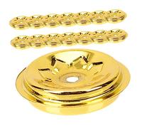 ibasenice 15 pièces Porte Mèches Flottants pour Lampe à Huile Bouddhique Support Durable et Compact pour Lampe à Pétrole Décoration Paisible pour Temple et Intérieur