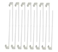 ibasenice 15 Pièces Support de Hampe Drapeau Voiture pour Fenêtre à Usure Ajustable pour Drapeaux de Sécurité Équipe et Nation Usage Extérieur Durable