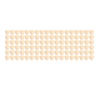 ibasenice 150 Pièces Journal Couleur Pêche Coeur Bricolage Bracelet Perles Saint Valentin Coeur Perles En Bois Inachevé Bricolage Guirlande Bois r Entretoise