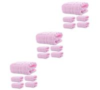 ibasenice 15pièces Serviettes Pour Débarbouillettes Douces Et Absorbantes Lingettes Multi-usages Pour Bébés Parfaites Comme Serviettes Salive Mains