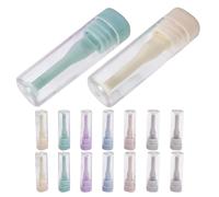 ibasenice 16 Pièces Outil Ergonomique en Silicone pour Lentilles de Contact Rigides, Suceur Compact et Stable pour Voyages et Situations D'urgence Couleur Aléatoire