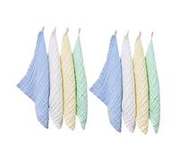ibasenice 16 Pièces Serviettes Pour Le Visage De Bébé De Toilette Débarbouillette Pour Bébé Lingettes Réutilisables Pour Bébé Lingettes Pour Le Visage Serviettes En Mousseline Pour