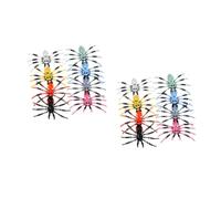 ibasenice 16 Pièces Spider Model Toy with Movable Joints Lifelike Giant Insect Action Figure for Halloween Prank and Party Decoration