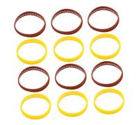 ibasenice 16pièces Bracelets Élastiques Silicone Design Sanskrit Ajustement Pour Toutes De Poignet Pour Événements