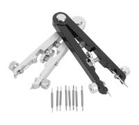 ibasenice 18 pcs Kit de Réparation Montre avec Pinces à Barre Ressort et Broches Outil Démontage Bracelet Acier pour Remplacement et Entretien Bracelet Montre