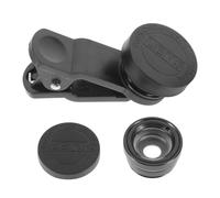 ibasenice 180degré Objectif Grand Angle pour Téléphone Portable Objectif Macro Fisheye à Clipser Fixation pour Smartphone