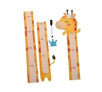 ibasenice 1ensemble Autocollant Mesurant Garçon Fille Règle Animaux Cartoons Pour Chambre Garçon Fille Décoration Colorée Et Amusante De