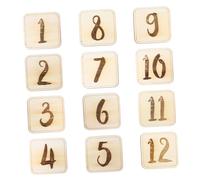 ibasenice 1ensemble Cartes De Mémoires Mensuelles Pour Garçon Fille Bois De Cartes Style Nordique Pour Photographie De Naissance Et Anniversaires