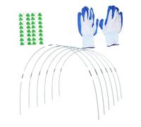 ibasenice 1Ensemble Cerceaux de DIY Tunnels de Soutien de pour Jardin Supports de Couverture Végétale Connecteurs et Arcs pour et Protection