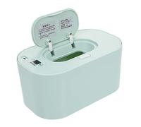 ibasenice 1ensemble Chauffe-lingettes Humides Usb Portable Boîte De Stockage Thermostatique Pour Lingettes Pour Voyage Et Utilisation Quotidienne Maintien De Chaleur Couleur Bleue