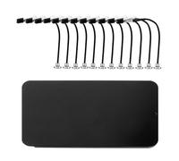 ibasenice 1ensemble Clips Métalliques Alligator Magnétiques pour Peinture Maquette Support Flexible Noir Accessoires DIY Modélisme Précis et Durables
