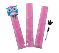 ibasenice 1ensemble Décalque Mural Autocollant Animal Cartoon Règle De Mesure De Adhésive Pour Garçon Fille Stickers Muraux Pour Chambre Garçon Fille Design Créatif Et