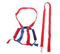 ibasenice 1ensemble Harnais De Sécurité Pour Garçon Fille Avec Laisse Ajustable Système Anti-perte Pour Tout-petits Pour Marche Shopping Rouge Et Bleu Confortable Et Pratique