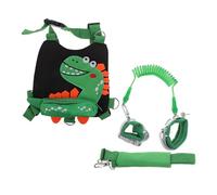 ibasenice 1ensemble Harnais De Sécurité Pour Garçon Fille Avec Laisse Anti-perte Sangle Pour Poignet Avec Motif Dinosaure Pour Tout-petits Liberté Et Sécurité Lors Des Promenades