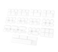 ibasenice 1ensemble Moule Silicone pour Keycaps Clavier DIY Résine Époxy Antiadhésif Flexible Résistant Déchirure pour Création Personnalisée de Touches Clavier Gamer