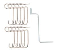 ibasenice 1Ensemble Outil De Tension De Clôture Acier Inoxydable Tendeur Pratique Accessoires pour Réparation De Clôture Clé Boîte Pratique