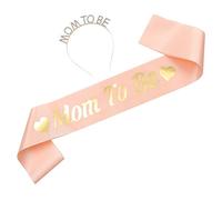 ibasenice 1ensemble Sash Et Bandeau Mom to Be Accessoires De Grossesse Pour Shower Joli