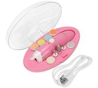 ibasenice 1ensemble Set De Coupe- Électrique Pour Garçon Fille Kit De Soins Des Avec Têtes De Taillage Variées Pratique Et Silencieux Pour Parents Sans Pile Rose