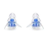 ibasenice 1paire Étouffeurs de Bruit Réutilisables Silicone Étanche aux Sons Ambiants Protection Auditif Confortable pour Sommeil Voyages Avion Travaux Bruyants et Événements Nocturnes