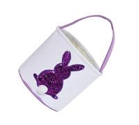 ibasenice 1pièce Panier De Pâques Forme De Lapin Portable Pour Décorations De Fête Et Stockage De Bonbons