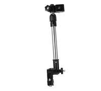 ibasenice 1pièce Support De Parasol Réglable Acier Noir Pour Vélo Poussette Et Stand Umbrella Pratique Et Facile à Installer