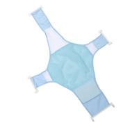 ibasenice 1pièce Transat De Bain Antidérapant Pour Garçon Fille Lit De Bain Réglable Maille Sécurisée Support De Multi-usage Confort Optimal Né Couleur Bleu